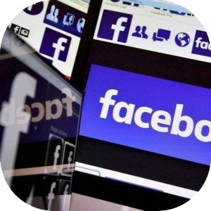 ecran avec facebook angles arrondi etcarré ecran avec facebook angles arrondi etcarré